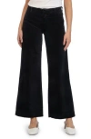 Kut From The Kloth Meg High Waist Super Wide Leg Twill Pants In Black