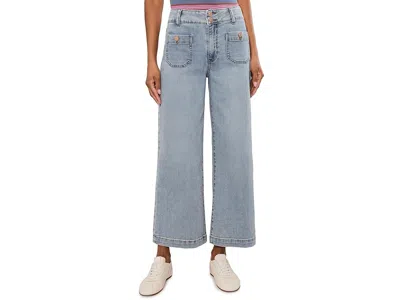 Kut From The Kloth Meg High-rise Patch Pockets Wide Leg Women's Jeans Brilliant: 18 27 In Multi