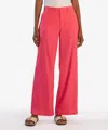 Kut From The Kloth Meg Linen Wide Leg Pants In Punch In Pink