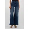 Kut From The Kloth Meg Patch Pocket High Waist Wide Leg Jeans In Blue