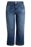 Kut From The Kloth Meg Patch Pocket High Waist Wide Leg Jeans In Effectiveness