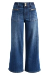 Kut From The Kloth Meg Patch Pocket High Waist Wide Leg Jeans In Learning