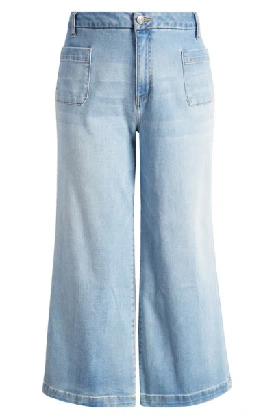 Kut From The Kloth Meg Patch Pocket Wide Leg Jeans In Revealing