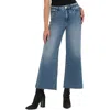 Kut From The Kloth Meg Raw Hem Ankle Wide Leg Jeans In Blue