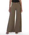 Kut From The Kloth Meg High Waist Super Wide Leg Twill Pants In Green