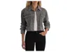 Kut From The Kloth Miley Button Front Jacket With Patch Pockets In Gray