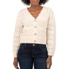 KUT FROM THE KLOTH KUT FROM THE KLOTH MIMI SCALLOP V-NECK CARDIGAN