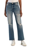 KUT FROM THE KLOTH NADIA HIGH WAIST RIPPED FLARE JEANS