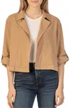 Kut From The Kloth Nadine Crop Jacket In Brown In Brown