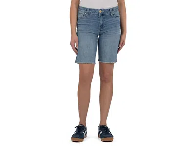 Kut From The Kloth Natalie Bermuda-regular Back Pockets In Blue