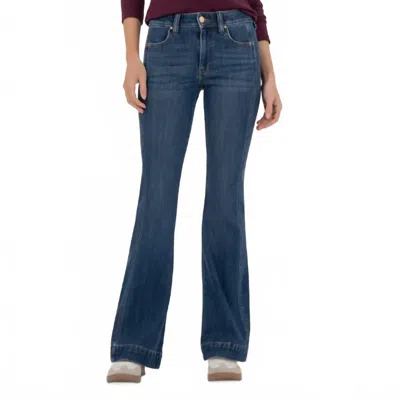 Kut From The Kloth Natalie Bootcut Side Inset Jeans In Choice In Blue