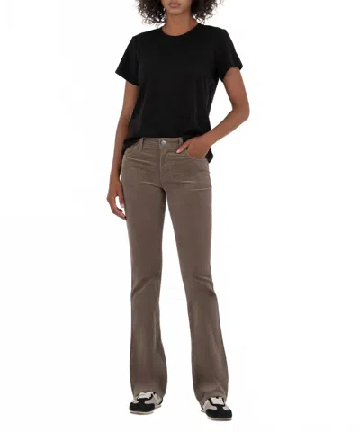 Kut From The Kloth Natalie Corduroy Bootcut Pants In Brown