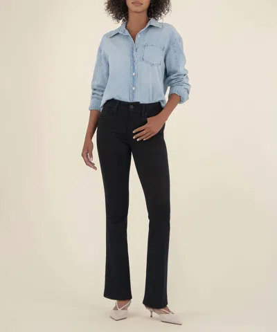Kut From The Kloth Natalie High Rise Bootcut Jeans In Black