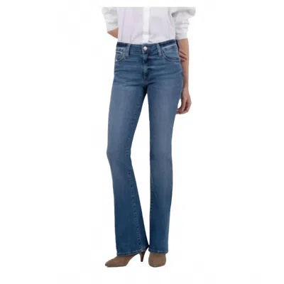 Kut From The Kloth Natalie High Rise Fab Ab Bootcut Jeans In Arbitrated In Blue