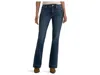 Kut From The Kloth Ana Fab Ab Braided Belt Loop High Waist Flare Jeans In Blue
