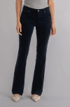 Kut From The Kloth Natalie Mid Rise Bootcut Corduroy Pants In Black