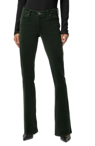 Kut From The Kloth Natalie Mid Rise Bootcut Corduroy Pants In Dark Forest