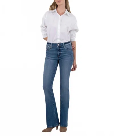 Kut From The Kloth Natalie Bootcut Jeans In Studious In Blue