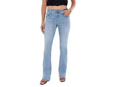 Kut From The Kloth Natalie Mid-rise Flare Women's Jeans Lively: 8 33 In Blue