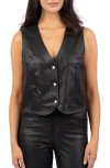 Kut From The Kloth Nataly Coated Vest In Black