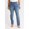 Kut From The Kloth Nicole Flap Pocket Bootcut Jeans In Blue