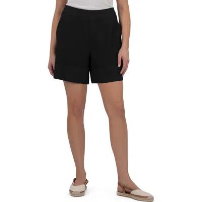 Kut From The Kloth Nicole Pull-on Linen Blend Shorts