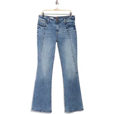 Kut From The Kloth Nicole Seamed High Waist Bootcut Jeans In Blue