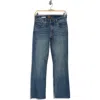 Kut From The Kloth Nikki Raw Hem Ankle Flare Leg Jeans In Blue