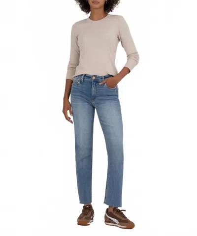 Kut From The Kloth Noelie Knit Top In Taupe In Pink