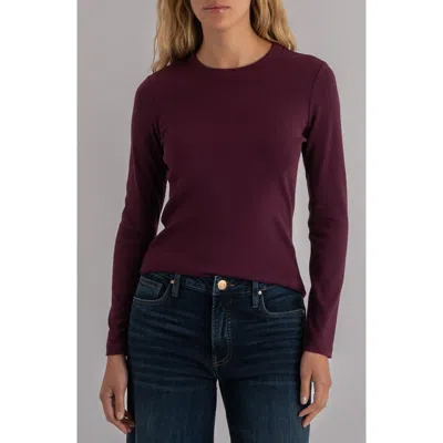 Kut From The Kloth Noelie Rib Top In Brown