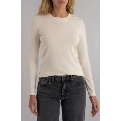 Kut From The Kloth Noelie Rib Top In White