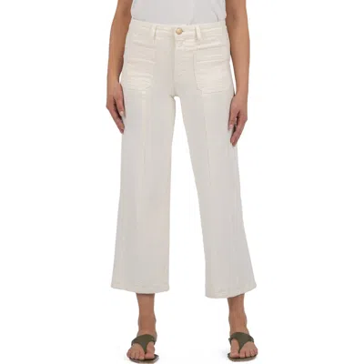 Kut From The Kloth Patch Pocket Crop Wide Leg Jeans