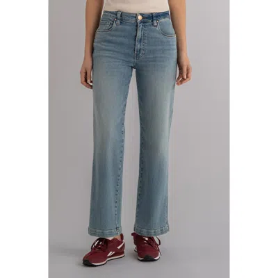 Kut From The Kloth Pattie High Waist Straight Leg Jeans In Blue
