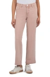 Kut From The Kloth High Waist Ankle Wide Leg Jeans In Lilac