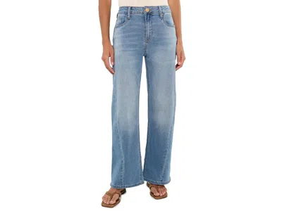 Kut From The Kloth Petite Jean High-rise Wide Leg Women's Jeans Loveliness: 0 29.5 In Blue