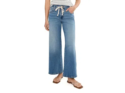 Kut From The Kloth Petite Maya High-rise Wide Leg Women's Jeans Protect: 10p 28 In Blue