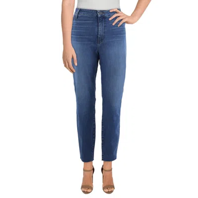 Kut From The Kloth Plus Womens Raw Hem Denim Ankle Jeans