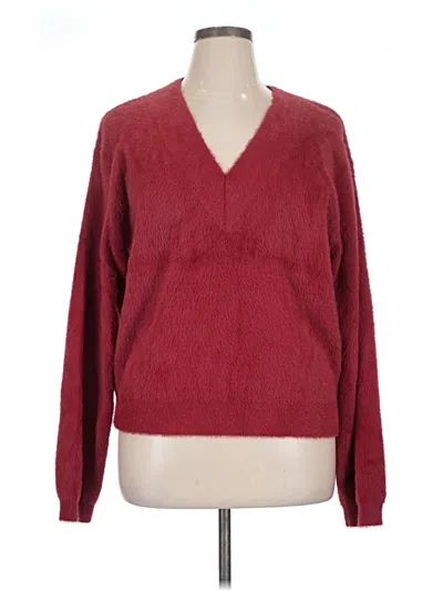 Pre-owned Kut From The Kloth Pullover Sweater In Burgundy
