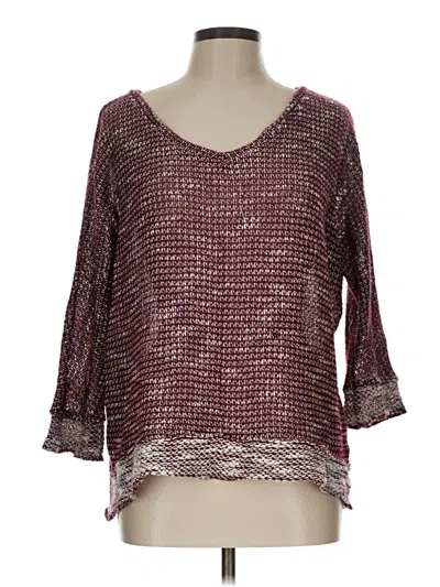 Pre-owned Kut From The Kloth Pullover Sweater In Burgundy