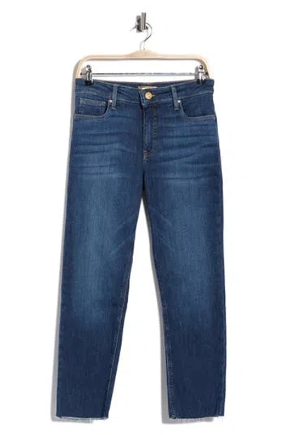 Kut From The Kloth Rachael Fab Ab Raw Hem High Waist Crop Mom Jeans In Animal Print