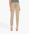 Kut From The Kloth Rachael Hi Rise Mom Jean In Tan In Brown
