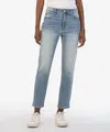 Kut From The Kloth Rachael High Rise Fab Ab Jeans In Coherently W/medium Base Wash In Blue
