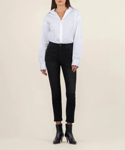Kut From The Kloth Rachael High Rise Fab Ab Mom Jean In Uplifting Wash In Multi