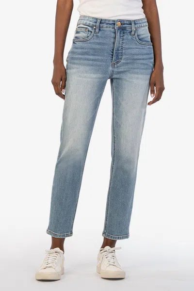 Kut From The Kloth Rachael High Rise Mom Jeans In Coherently In Multi