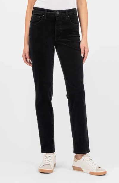 Kut From The Kloth Rachael High Waist Corduroy Mom Jeans In Black