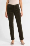 Kut From The Kloth Rachael High Waist Corduroy Mom Jeans In Artichoke