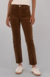 Kut From The Kloth Rachael High Waist Corduroy Mom Jeans In Brown