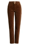 Kut From The Kloth Rachael High Waist Corduroy Mom Jeans In Cognac
