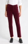 Kut From The Kloth Rachael High Waist Corduroy Mom Jeans In Wine