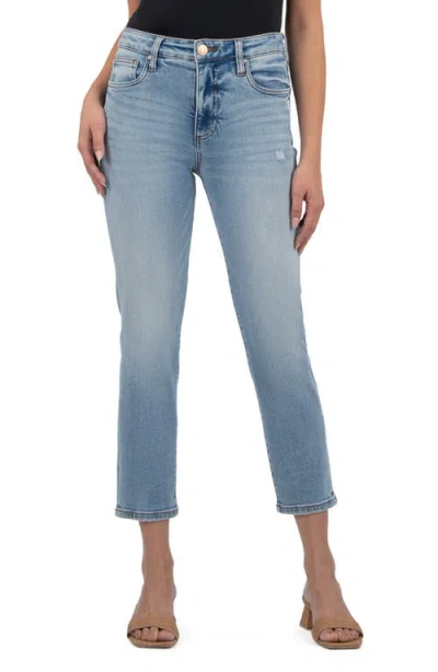 Kut From The Kloth Rachael High Waist Crop Mom Jeans In Recognition